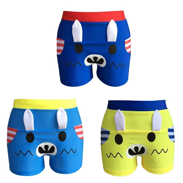 2019 New 3 Color Kids Children Fish Printed Swimming Trunks For Boys Swimwear Beach Trunks Baby Children Swimsuit Bathing Suit 40