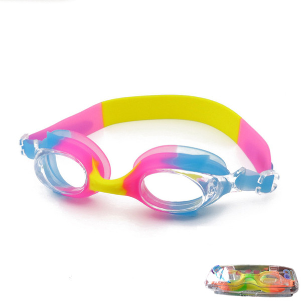 2018 Cartoon Designer Googles Kids Boys Girls Swimming Glasses Outdoor Waterproof UV Protection Swim Glasses Swimming Googles