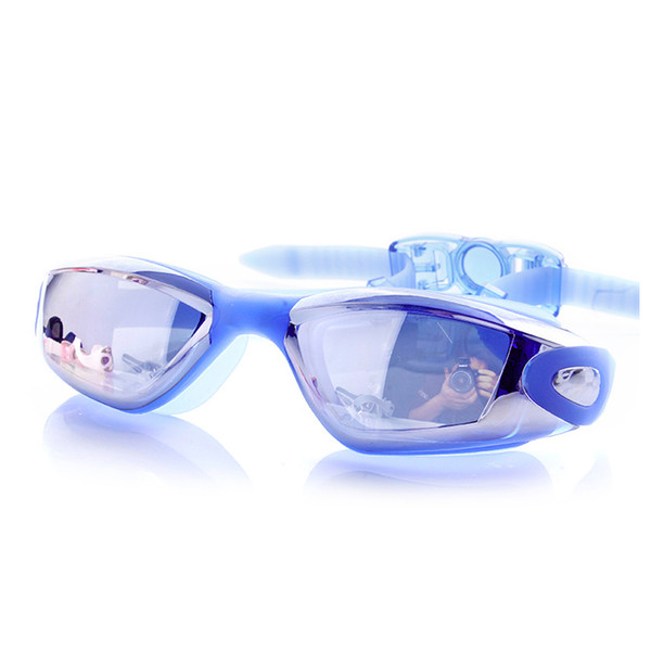 Adult swim goggles silicone no leaking anti fog UV protection swimming goggles men women youth polycarbonate underwater eyewear