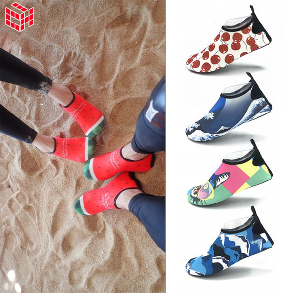 2019 Styles Diving Shoes Water Shoes Quick Dry Lightweight Barefoot Aqua Sneakers for Men Women Surfing Swim Walking Yoga Beach shoes