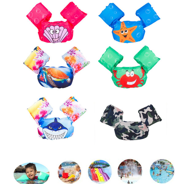 Puddle Jumper Swimming Pool Cartoon Life Jacket Safety Float Vest for Kids Baby BB55