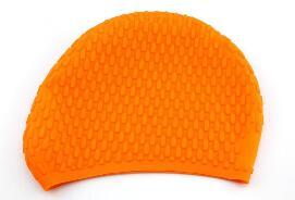 TTL123 Wholesale - Durable Stylish Sporty Latex Swimming hat flexibility sport Swim Cap Bathing Hat 3 Colors