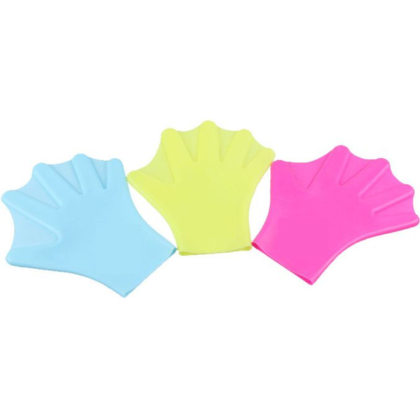 CONQUEST natural silicone swimming gloves H5308 for adults and children