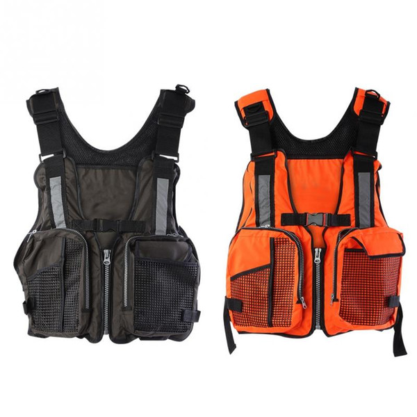 Professional Life Jacket Life Vest Outdoor Emergency Survival Fishing Swimming Vest Aid Jacket Lifevest Waistcoat with Whistle