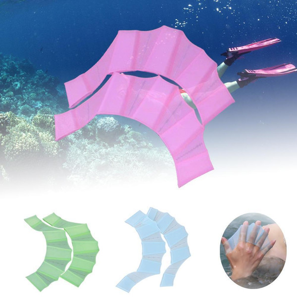 2017 New Design Water Sports Diving Palm Children And Adults Swimming Training Gloves, DHL free shipping