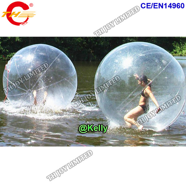 free air ship commercial inflatable human water walking ball for sale, pvc clear inflatable water ball walk on water