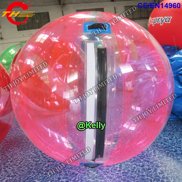 free door shipping human bubble ball for sale, walk in plastic ball water polo ball, transparent inflatable swimming pool zorb water rollers