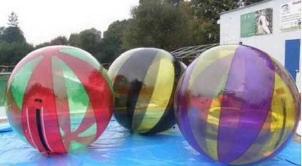 2017 HOT summer play 2m Cheap transparent inflatable walking water ball pool human hamster water walking ball Free shipping