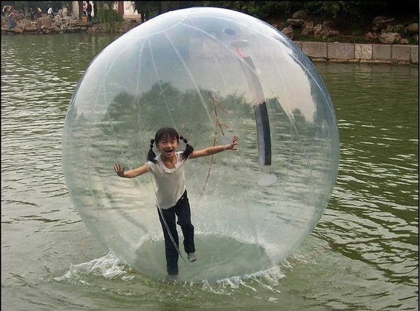 2.0m Dia Colorful Inflatable Water Walking Ball Water Balloon Zorb Ball Walking On Water Human Hamster Ball