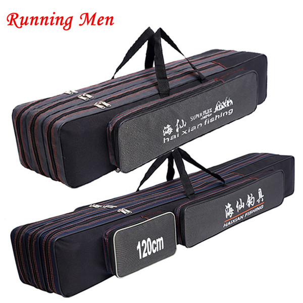 70cm/80cm/90cm/120cm Fishing Rod Bag Multifunctional Camouflage Double Layer Outdoor Fishing Bag Fishing Tackle Bag