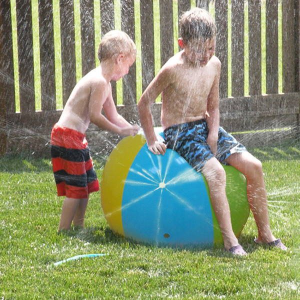 Inflatable Water Ball Outdoor Beach Party Children Kids Summer Sprinkler Toy