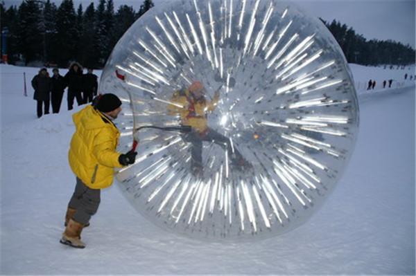 New Zealand Arrival 3M*2M Inflatable Flash Zorb Ball Zorbing Human Hamster ball Hydro Zorb PVC 1.0MM Lawn Zorb Ball Snow Sports LLFA