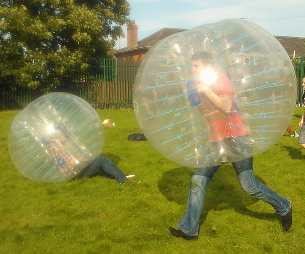 1.2m 1.5m PVC zorb ball ,inflatable bumper ball,bubble football,bubble soccer Free Shipping
