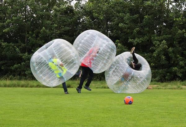 Good Quality 1.5m PVC zorb ball inflatable human hamster bubble soccer zorbing outdoors sports Free shipping