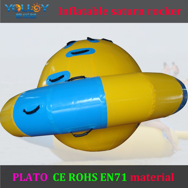 Free shipping inflatable floating rocker on water entertainment different colors for you choose