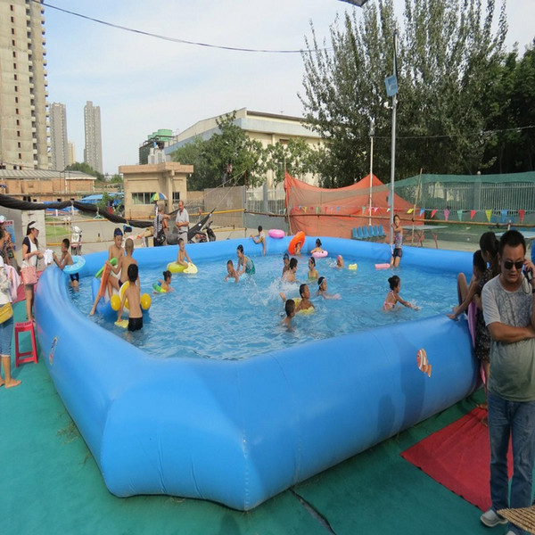 (Specialty Store)size 10*10 M Large outdoor inflatable swimming pool exciting inflatable paddling pool difference size difference price