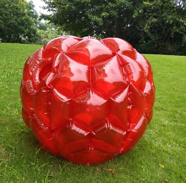 60cm Inflatable Body Bumper Ball PVC Air Bubble balls Outdoor sports Kids Game Bubble Buffer Balls Outdoor Activity rolling zorb ball