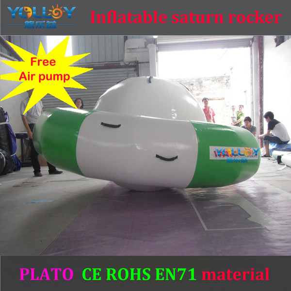 Crazy compass a set of inflatable compass shape saturn rocker water floating toys for water park beach games