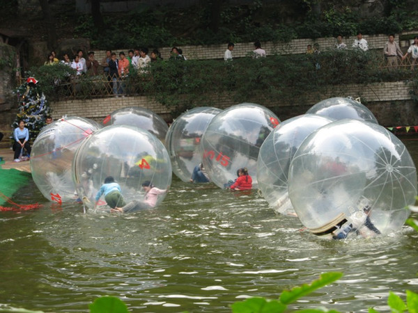 Popular Water Walk ball PVC inflatable ball water walking ball dancing ball transparent water ball zorb ball 1.3m 1.5m 1.8m 2m
