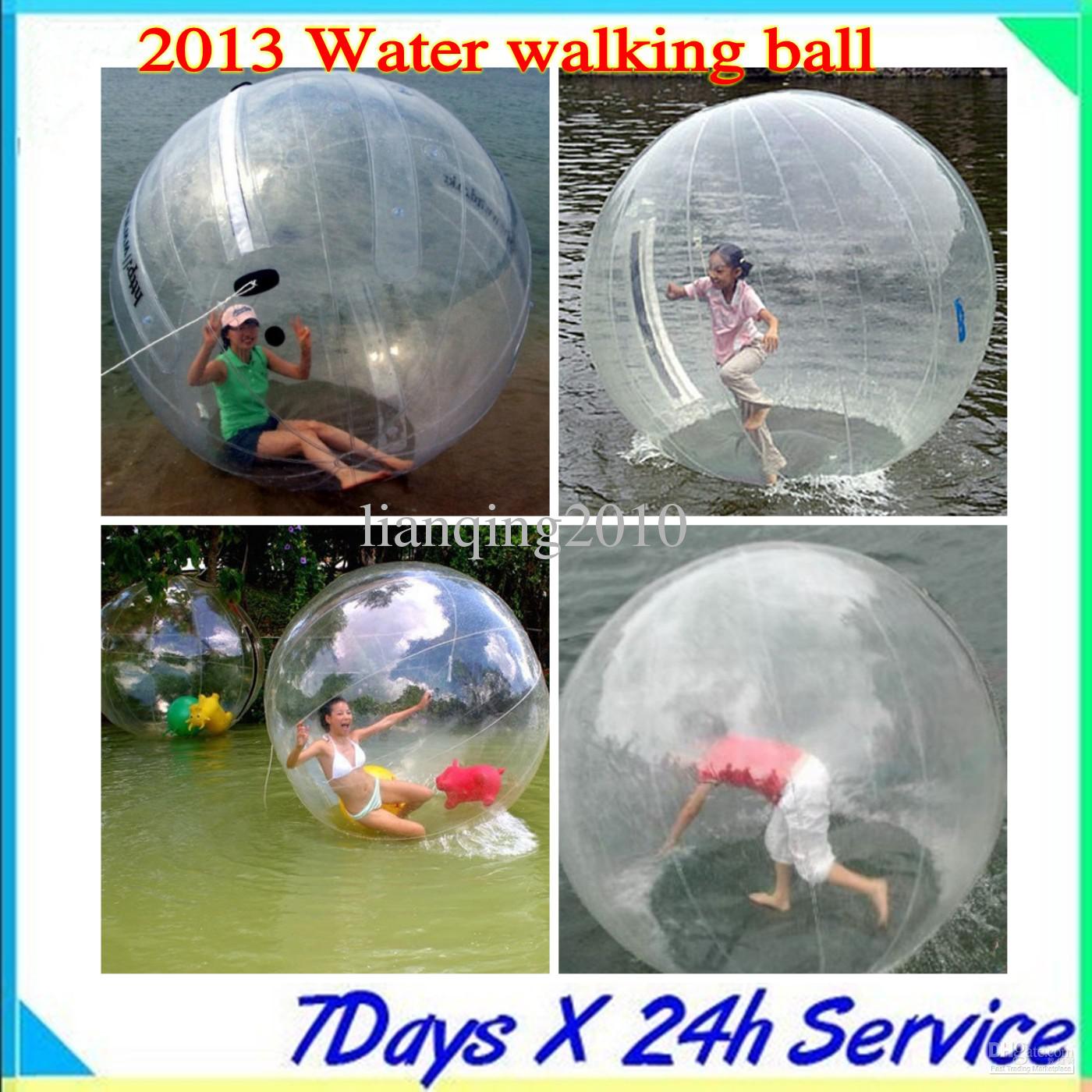 2013 Zorb Zorbing Walk ball / Water walking ball / Walk on Water Ball 2M PVC 0.8MM Free EMS / / DHL Shipping
