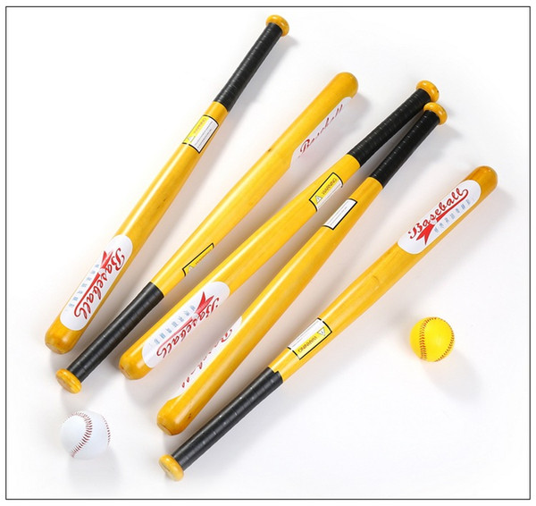 1pc 63cm Wood beisbol Baseball Bat wooded bate taco 258inches beisebol bats with Anti-slip strap for adult youth