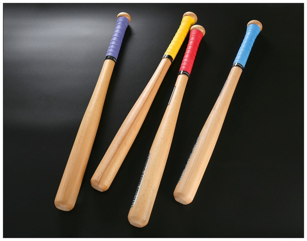 1pc 63cm Solid Wooden beisbol Baseball Bat wood bate taco de basebol 25inches beisebol bats with Anti-slip strap