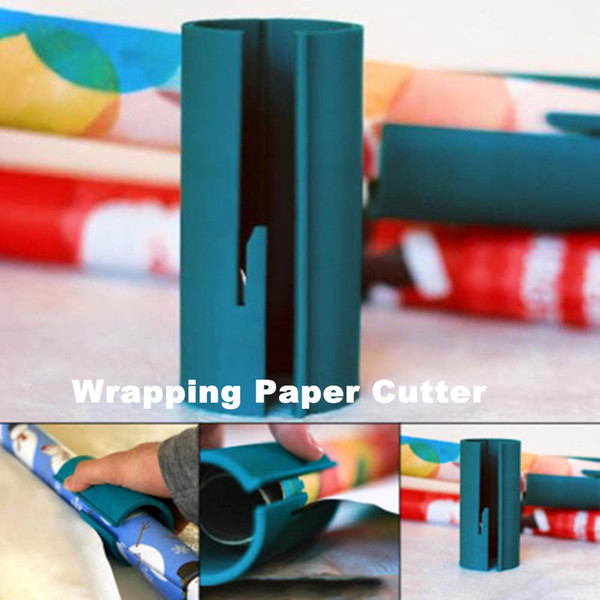 Hot New Little ELF Cutting Wrapping Paper Cutter Made Easy and Christmas Gift Wrapping Paper Cutter Showing Shelf