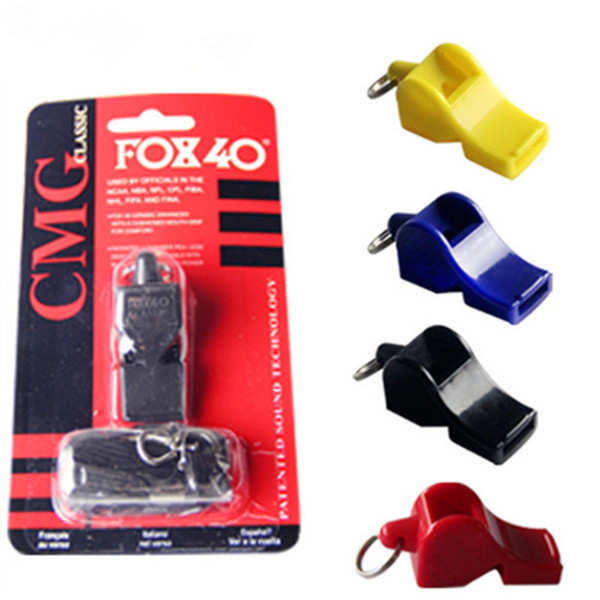 FOX40 Whistle Plastic FOX 40 Soccer Football Basketball Hockey Baseball Sports Classic Referee Whistle Survival Outdoor