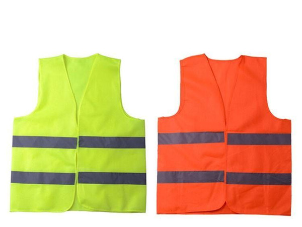 New High Visibility Working Safety Construction Vest Warning Reflective traffic working Vest Green Reflective Safety Clothing 50pcs