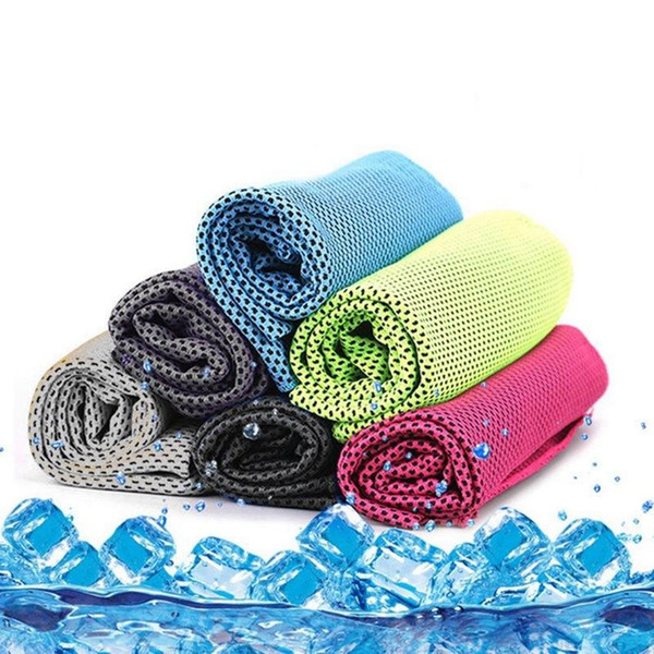 90*30cm Ice Cold Towel Outdoor Cooling Scarves Summer Sunstroke Sports Exercise Cool Quick Dry Soft Breathable Cooling Towel