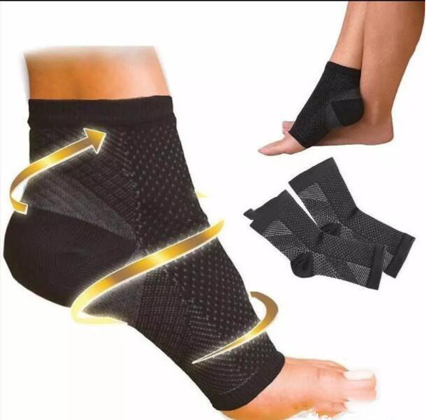 Foot Angel Anti Fatigue Foot Compression Sleeve Sports Socks Circulation Ankle Relief Outdoor Running Cycle Basketball Socks Free Shipping