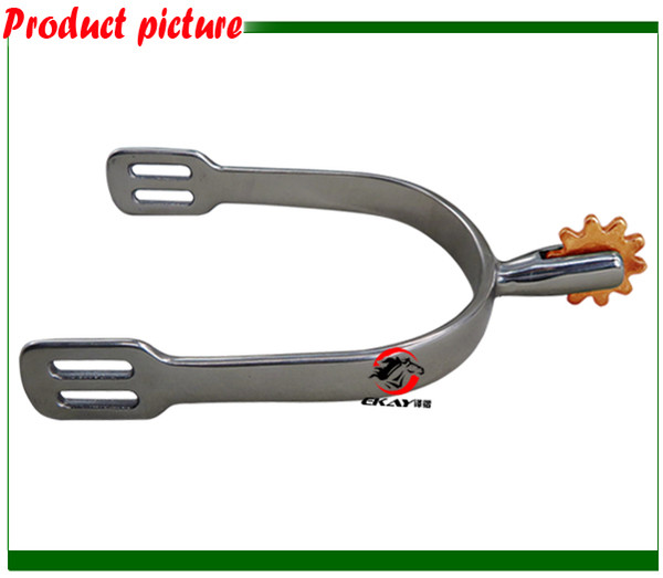 Free shipping ,Stainless steel horse spur,never rusted English spur.horse product.(QY6124)