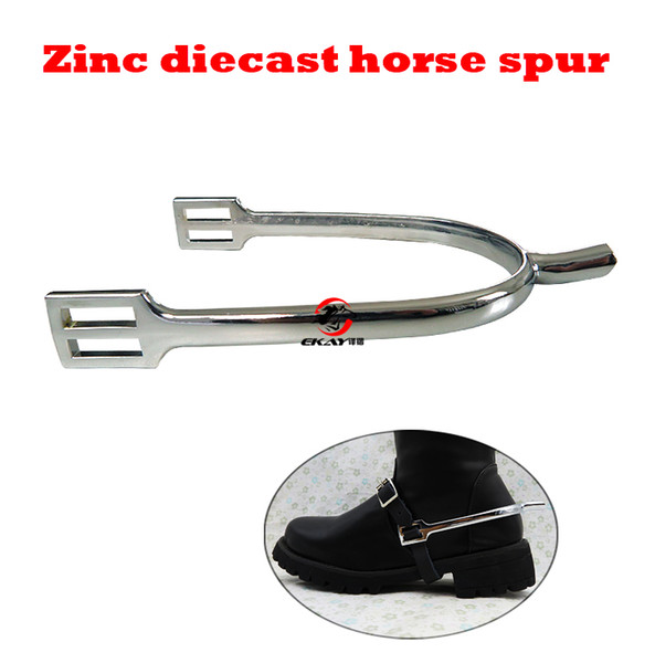 Free shipping Zinc diecasting English spur,chrome plated,silver color.Ladies' size (QY6104ZL).