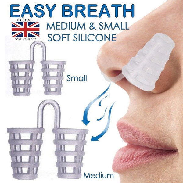 4Pcs in a box Practical Plastic Anti Snore Stopper Anti-Snoring Nose Clip Health Sleeping Anti-Snoring Clamp #85185