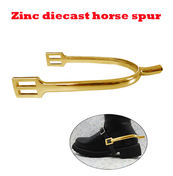 Free shipping Zinc diecasting horse spur,copper plated,golden color.Equestrian equipment.Horse riding spur(QY6104ZG)