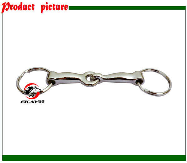 Free shipping small horse bit,key ring,fair gift.Horse product,zinc diecasting. (K008)