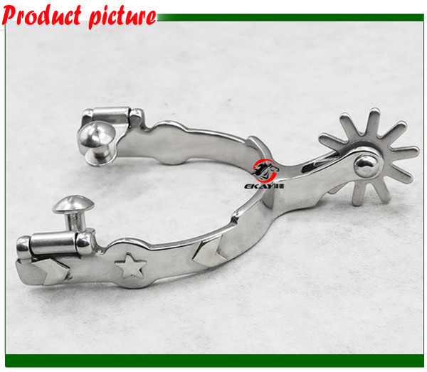 Free shipping.Stainless steel horse spur.horse spur,horse product(QY5125)