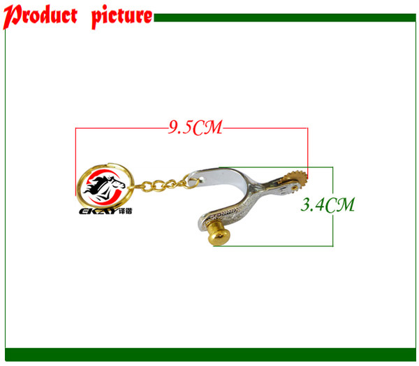 Free shipping small horse spur,key ring,fair gift.Horse product,zinc diecasting,chrome plated. (K009)