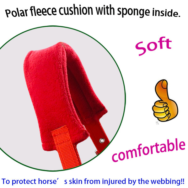 Free shipping horse halter,stainless steel fittings ,very strong and long life,polar fleece inside,10 pieces per pack.(LT2011B)