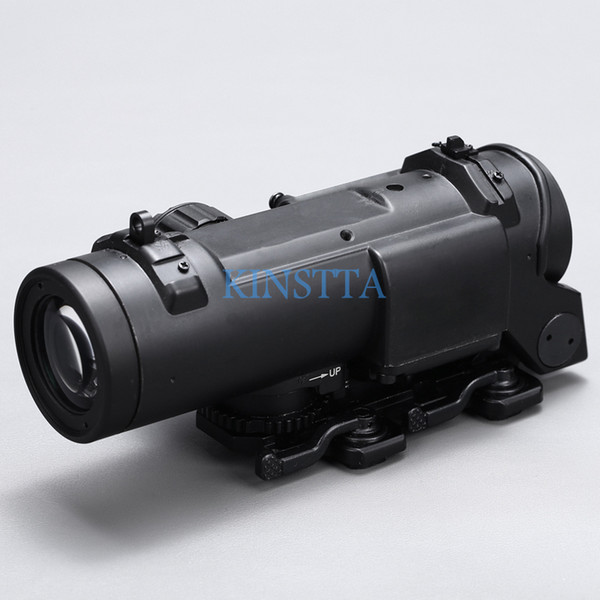 Tactical 4x Fixed Dual Purpose Scope With Mini Red Dot Scope Red Dot Sight For Rifle Hunting Shooting CS Battle And Hunter