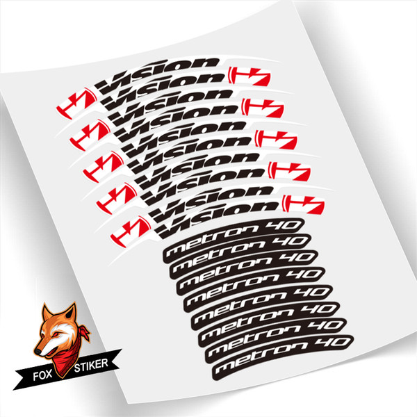 700C 40mm rim wheel sticker Road bicycle stickers cycle reflective road wheels decal for vision metron 40