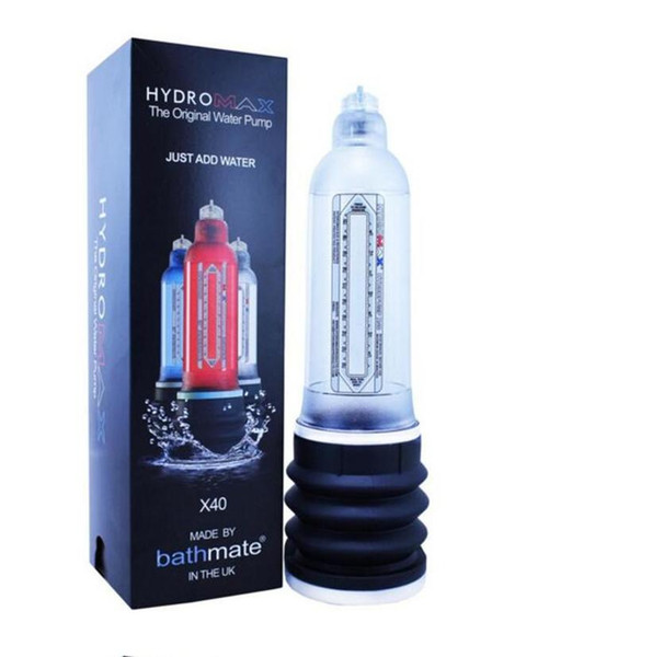 Hydromax X40 Penis Pump bathmate X40 With Long Silicone Pad! Penis Enlargement Water Spa Penis Extender Like Proextender
