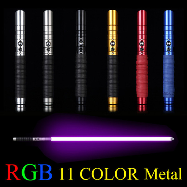 Cosplay Metal Lightsaber Multi Color Light Sword with Sound LED Light Toys Gift Outdoor Creative Laser Flashing Kids Light Saber Wars Toy