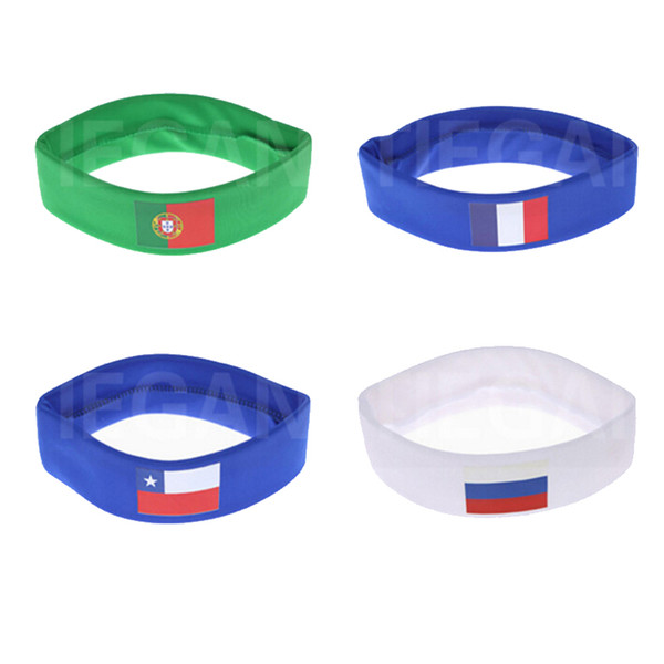 Russia World Cup Headband Theme Football Fan Soccer Fan Scarf Brazil National Team Fag Banner