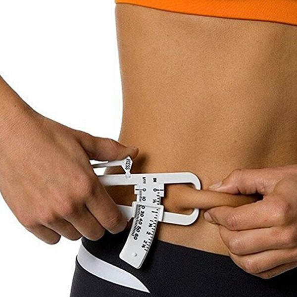 Personal Body Fat Loss Tester Calculator Caliper Fitness Clip Fat Measurement Tool Slim Chart Skinfold Test Instrumen NY029