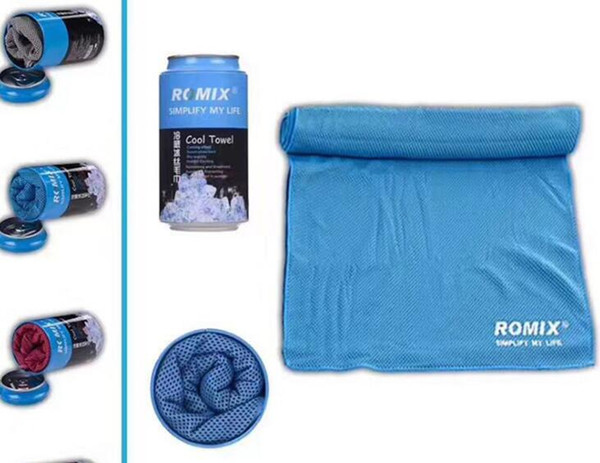 2018 30*120cm Ice Cold Towel Cooling Summer Sunstroke Sports Exercise Cool Quick Dry Soft Breathable Magic Cold Towel Sporting Goods #RH20