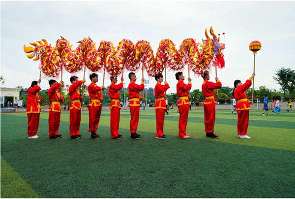 Chinese Dragon Dance New Year Folk Festival Costume