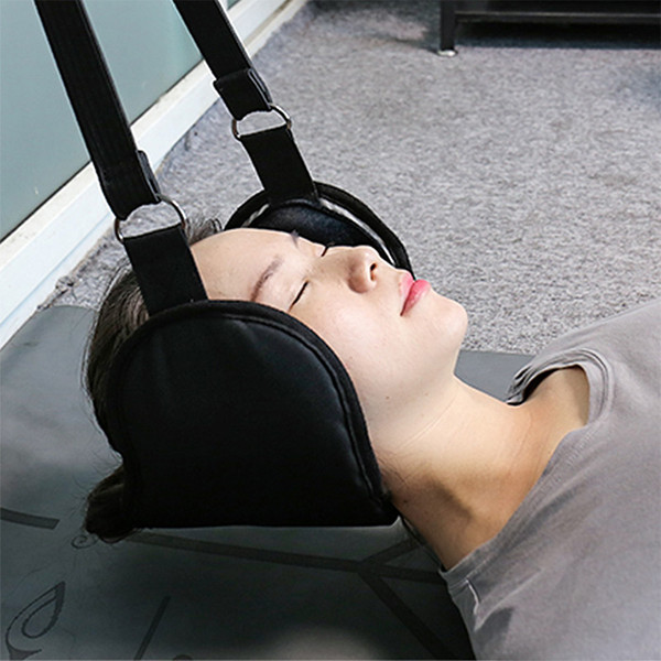Neck Hammock Head Hammock Cervical Traction and Movable Sponge Pad Neck Massager to Relief Chronic Neck Pain Free Sample