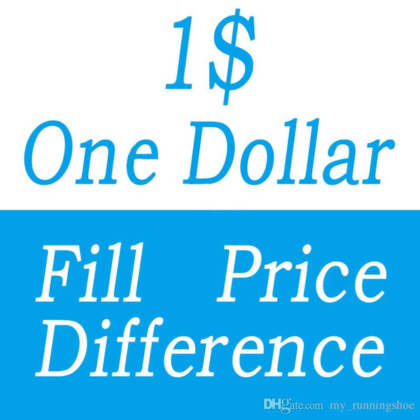 One Dollar Fill Price Difference payment for DHL EMS Box Different Extra Cost Diferent Shipping Ffee Etc