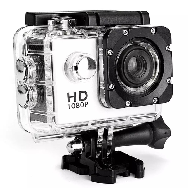 Hot 1080P HD Sports Action Camera Kit 30m helmet Underwater cameras car recorder Waterproof 1.5 Inch LCD Screen 100 Degree Wide Angle Lens